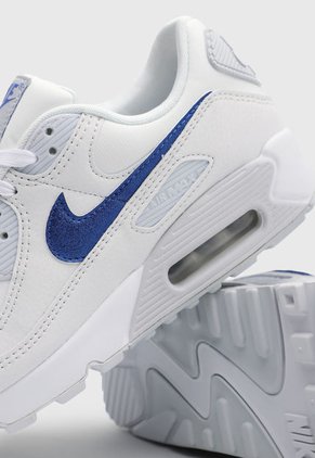 Tenis Lifestyle Blanco-Azul-Gris Nike Air Max 90