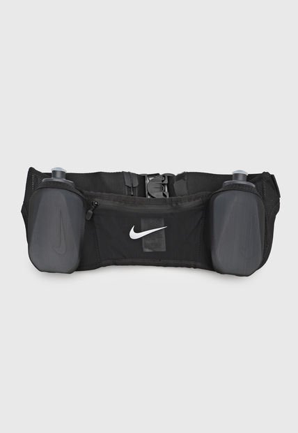 Cinturón De Hidratación  Negro-Gris-Blanco Nike Double Flask Belt