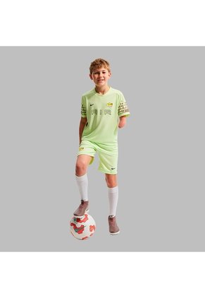 Camiseta Nike Niño Kylian Mbappé Academy - Verde - Fútbol | Uso Casual Y Entrenamiento