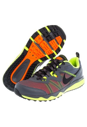 Running Nike Dual Fusion Gris-Verde Neón