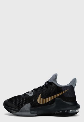 Tenis Basketball Negro-Dorado-Gris Nike Air Max Impact 3