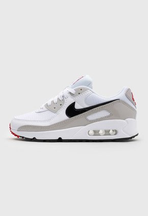 Tenis Lifestyle Blanco-Gris-Rojo Nike Air Max 90