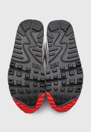 Tenis Lifestyle Blanco-Gris-Rojo Nike Air Max 90