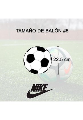Balón Nike Pitch Team Numero 5-Blanco