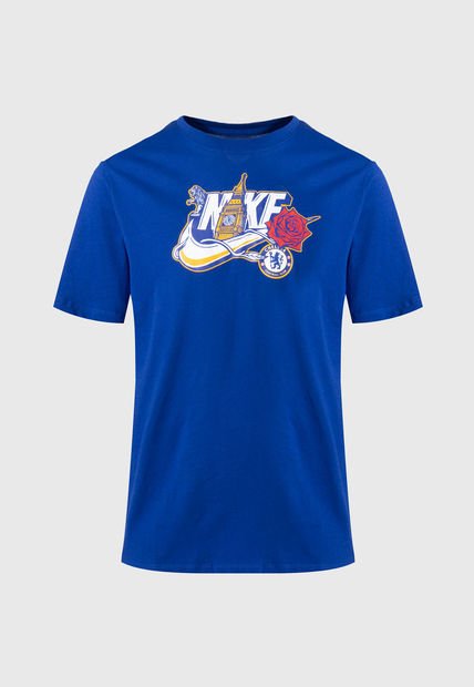 Camiseta Azul Royal-Rojo-Amarillo Nike Chelsea FC