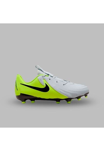 Guayos Nike Kids Phantom Gx II Acad FG/MG-Plateado/Amarillo