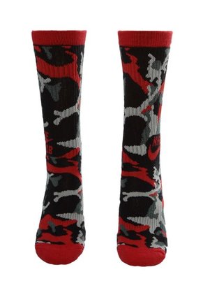 Calcetines Negro-Rojo-Gris Nike Sb Camo Crew Sock
