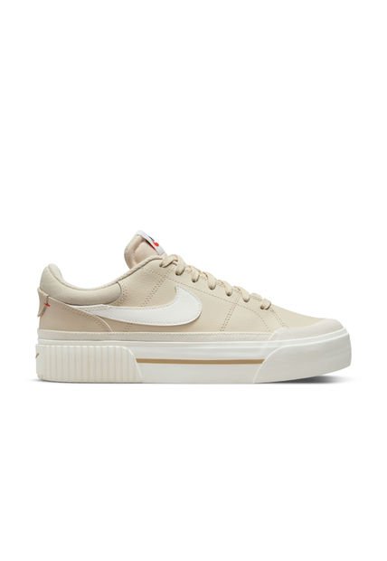 Tenis Nike Court Legacy Lift Mujer-Beige