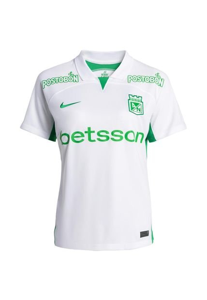 Camiseta Fútbol Mujer Nike Atlético Nacional Visit 24/25 St Blanco
