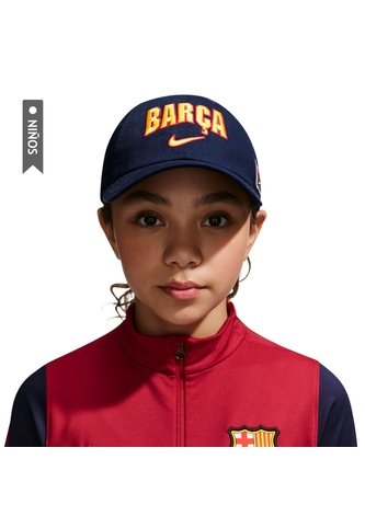 Gorra Nike Fcb Y Club Cap Cttn 6P Us Niño-Azul Nike