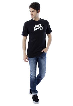 Camiseta Nike Qt Sb Df Icon Negro