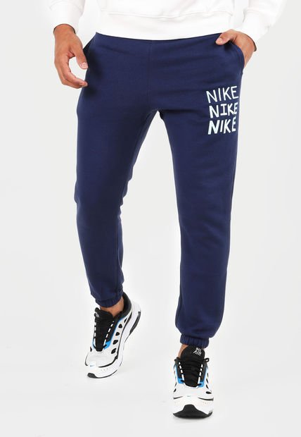 Pantalón Sudadera Azul Navy-Blanco-Verde Menta Nike