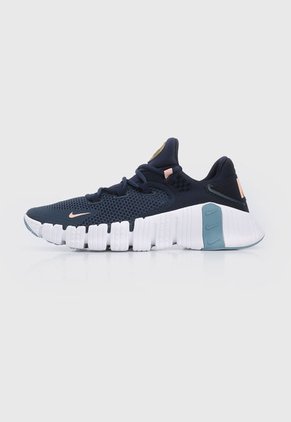 Tenis Training Azul Navy-Palo Rosa-Blanco Nike Free Metcon 4