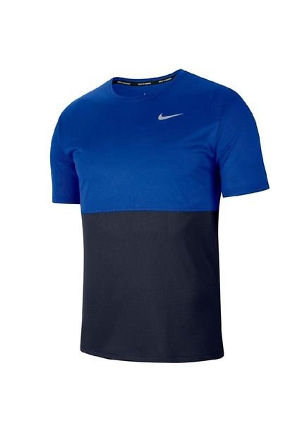 Camiseta Nike Breathe-Azul Rey/Azul