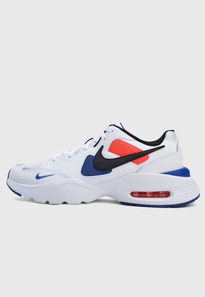 Tenis Lifestyle Blanco-Rojo-Azul Nike Air Max Fusion
