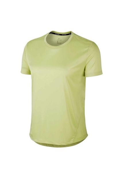 Camiseta Nike Miler Top Ss Para Mujer-Verde