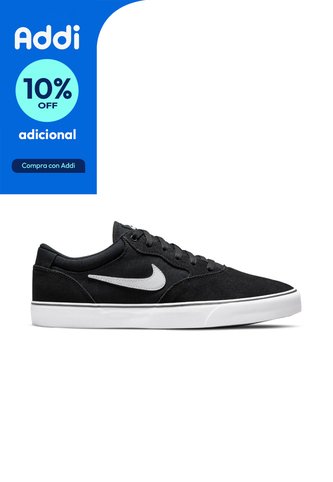 Tenis Nike Sb Chron 2 Hombre-Negro/Blanco Nike