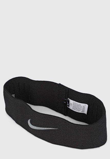 Banda de Resistencia Negro-Blanco Nike Loop