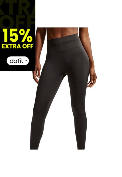 Leggings Nike Pro Seamless Mujer-Gris Oscuro