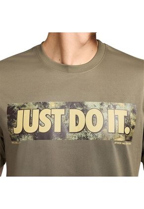 Camiseta Nike M Df Tee Rlgd Camo-Verde
