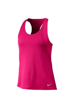 Camiseta Esqueleto Nike Run Tank Para Mujer-Fucsia