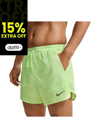 Pantaloneta Nike Stride Hombre-Verde Nike