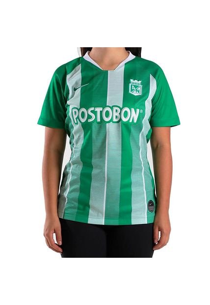 Camiseta Nike Atletico Nacional Local 2019 Para Mujer-Verde
