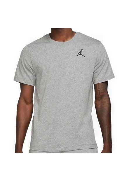 Camiseta Nike Jordan Jumpman-Gris