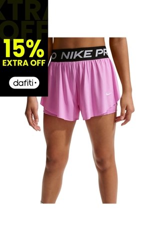 Short Nike Pro Niña-Rosado Nike
