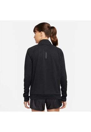 Camiseta Manga Larga Nike Dry-Fit Swoosh Run Midlayer - Negro