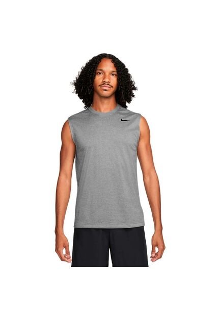 Camiseta Esqueleto Nike Dri Fit Tee Reset-Gris