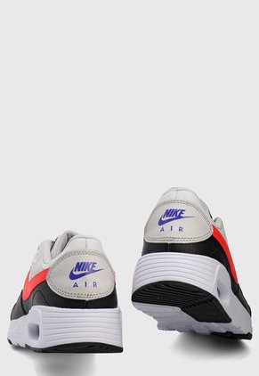 Tenis Gris-Naranja-Negro-Blanco Nike Air Max SC