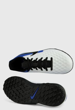 Guayo Azul-Blanco-Negro Nike Kids Jr Tiempo Legend 8 Academy Tf