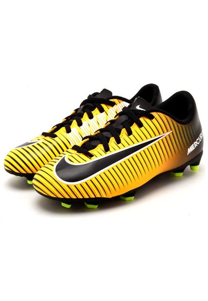 Fútbol Negro-Naranja Nike Mercurial Vapor III Fg Compra Ahora