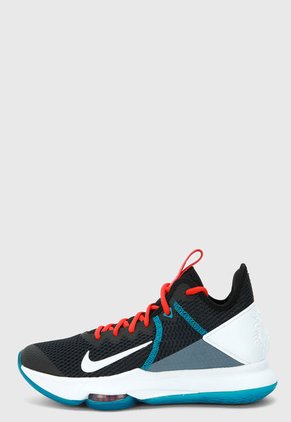 Tenis Basketball Negro-Azul-Rojo Nike Lebron Witness IV