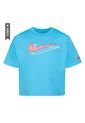 Camiseta Nike Nkg Ss Icon Boxy Tee Niña-Azul de Nike