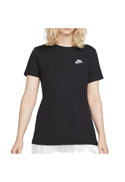 Camiseta Nike Sportswear Para Mujer-Negro