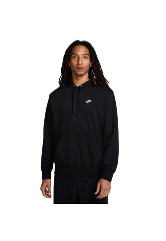 Hoodie Nike Club Ft Po Hoodie Hombre-Negro Nike
