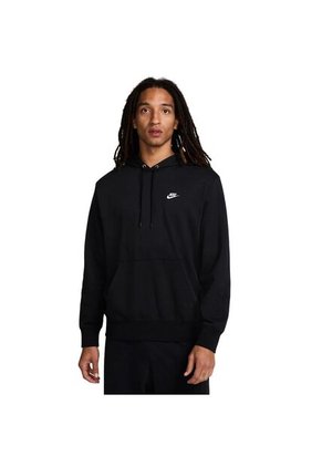 Hoodie Nike Club Ft Po Hoodie Hombre-Negro
