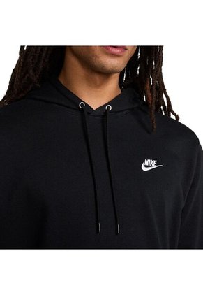 Hoodie Nike Club Ft Po Hoodie Hombre-Negro