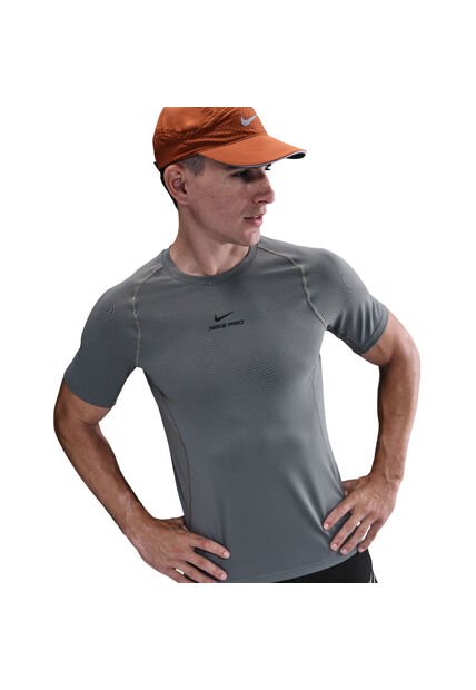 Camiseta Nike M Np Df Npt Ss Top Hombre-Gris