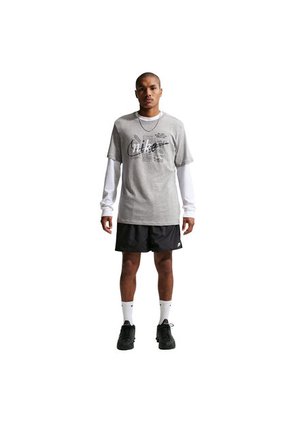 Camiseta Nike Tee Std Celebrate Brnd Hombre-Gris
