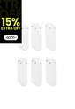 Medias Nike Everydy Cush Crew 6Pr 108 Niño-Blanco/Negro de Nike