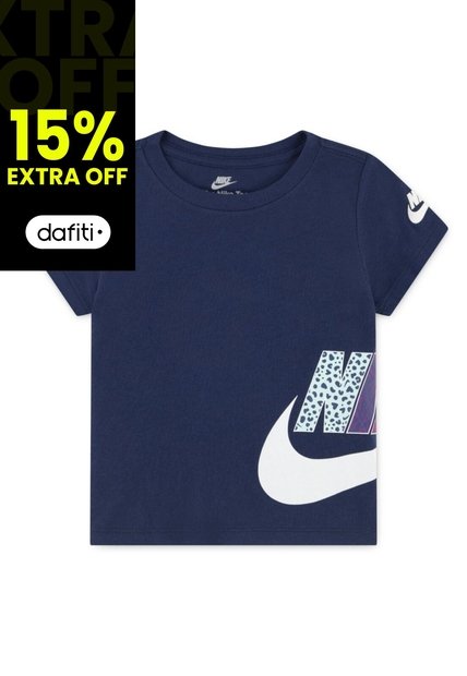 Camiseta Nike Nkg Wild Warmth Graphic Tee Niño-Negro/Blanco