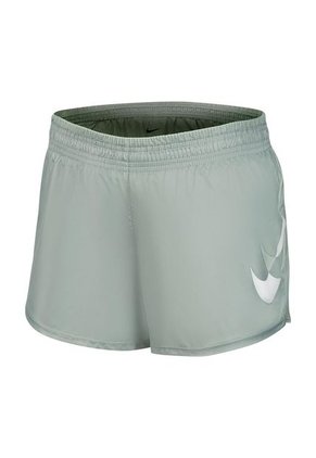 Pantaloneta Deportiva Mujer Nike Swoosh Run Short-Verde Claro