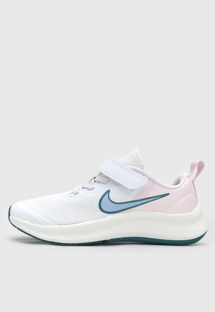 Tenis Running Blanco-Rosa-Azul-Verde Nike Kids Nike Star Runner 3 Z