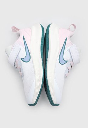 Tenis Running Blanco-Rosa-Azul-Verde Nike Kids Nike Star Runner 3 Z