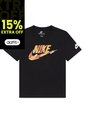 Camiseta Nike Nkb Unwrapped Futura Niño-Negro/Verde de Nike
