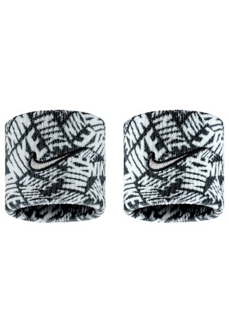 Muñequeras Nike Swoosh Classic Wr Hombre-Blanco/Negro Nike