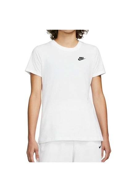Camiseta Nike Sportswear Para Mujer-Blanco